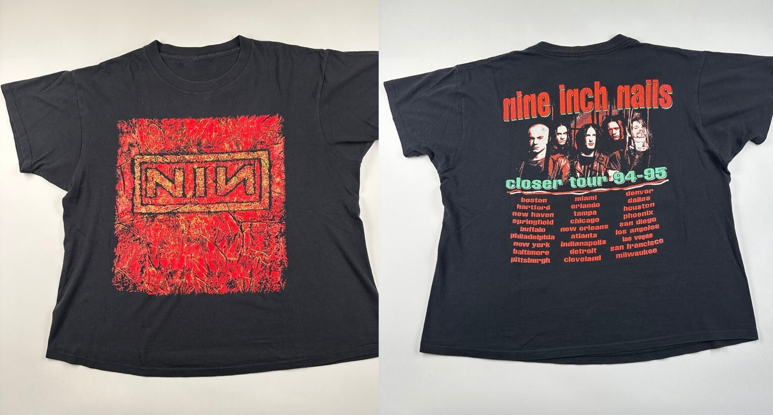 New 1994 Nine Inch Nails Gift for Fans Unisex S-5XL Shirt