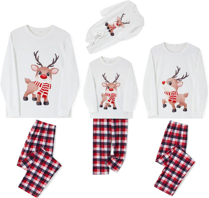 Family Christmas Pajamas Matching Pajamas for Family, Xmas Pjs Sets Holiday Sleepwear