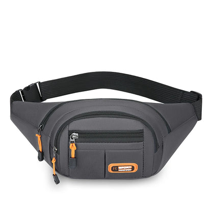 Multifunctional Mobile Waist Bag for Men and Women - Large Capacity, Splash-Resistant, Durable for Business and Construction Use